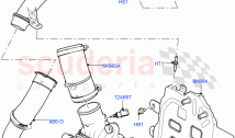 Intercooler/Air Ducts And Hoses (2.0L AJ20D4 Diesel Mid PTA, Halewood (UK), 2.0L A&hellip;