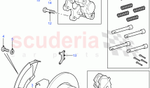 Rear Brake Discs And Calipers (Less Anti-Lock Braking System) ((V) FROM7A000001)