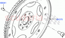 Flywheel (2.0L AJ20D4 Diesel Mid PTA, Itatiaia (Brazil)) ((V) FROMLT000001)