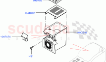 Console - Floor (Rear, For Stowage Boxes And Lids) (With 40/40 Split Individual Rr&hellip;