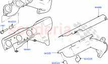 Exhaust Manifold (Solihull Plant Build) (3.0L DOHC GDI SC V6 PETROL, ULEV II Requi&hellip;