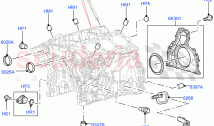Cylinder Block And Plugs (Solihull Plant Build) (3.0 V6 Diesel) ((V) FROMAA000001)