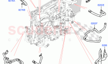 Cooling System Pipes And Hoses (Nitra Plant Build) (2.0L AJ200P Hi PHEV, With Stan&hellip;