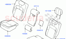Rear Seat Covers (Taurus Leather, With 60/40 Manual Fold Thru Rr Seat) ((V) FROMJA&hellip;