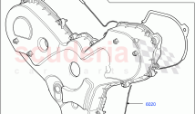 Timing Gear Covers (Nitra Plant Build) (3.0 V6 Diesel) ((V) FROMK2000001)
