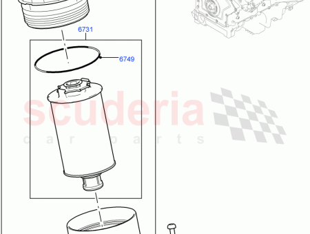 Photo of SCP FILTER OIL ELEMENT AND SEAL LR011279…