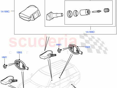 Photo of KIT TYRE PRESSURE MONITORING SENS…
