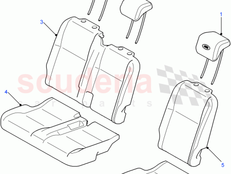 Photo of COVER REAR SEAT BACK…