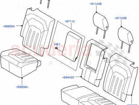 Photo of COVER REAR SEAT BACK…
