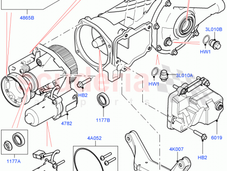 Borgwarner LR051321 Frachtpupe 5. Generation für Land Rover OE Haldex