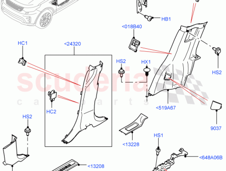 Photo of BEZEL SEAT FOLD SWITCH…