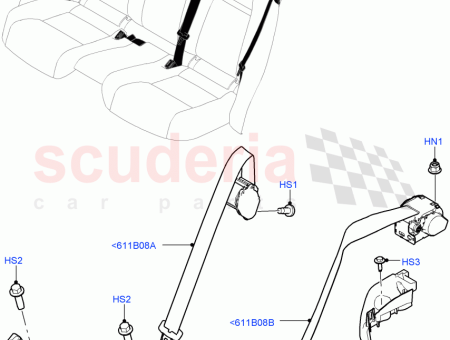 Photo of BEZEL SEAT BELT GUIDE BRACKET…