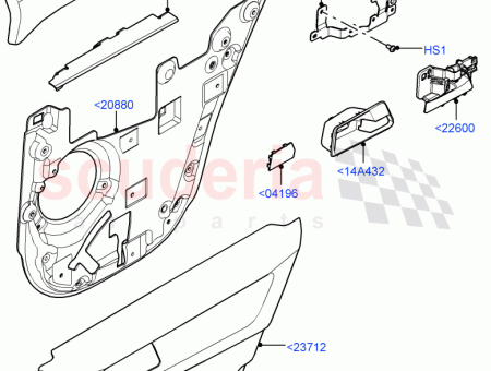 Photo of BEZEL DOOR INSIDE HANDLE…