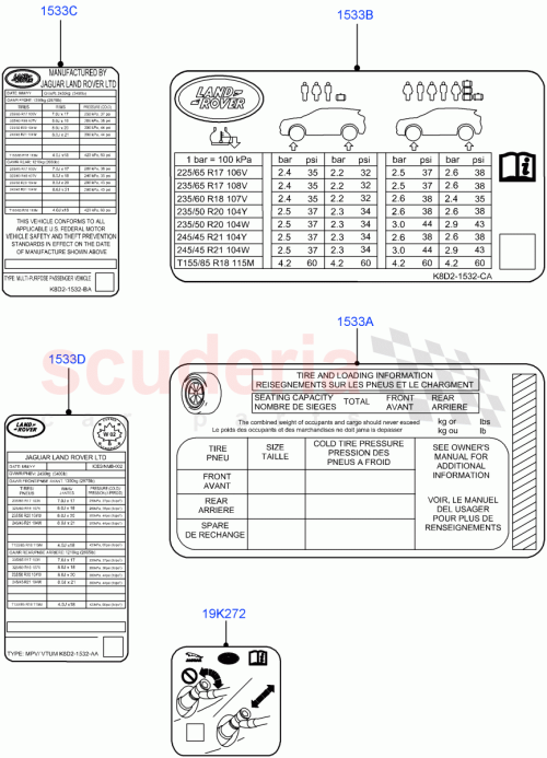 Part Diagram for Land Rover LR140752