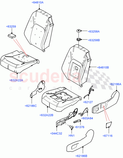 Part Diagram for Land Rover LR131007