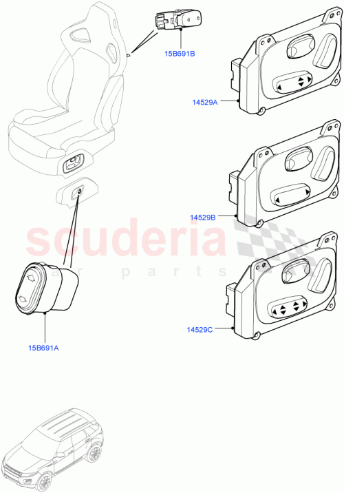 Part Diagram for Land Rover LR024320