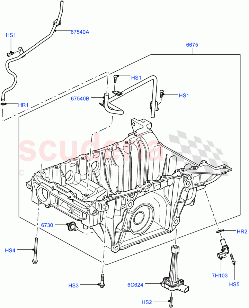 Part Diagram for Land Rover LR011505