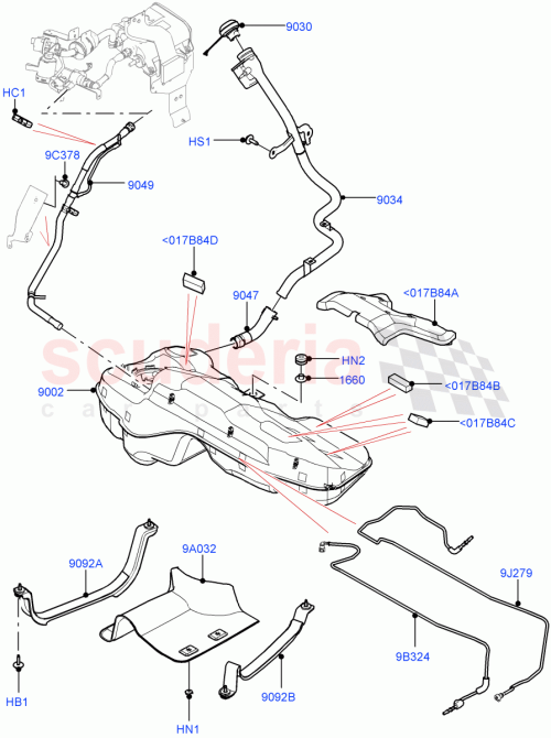 Part Diagram for Land Rover LR141306