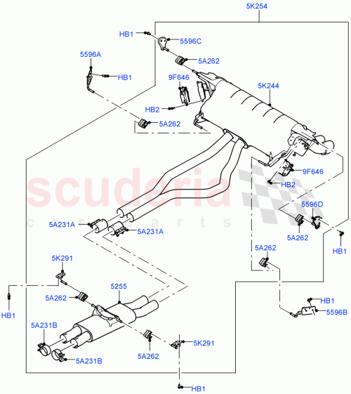 Part Diagram for Land Rover LR189288