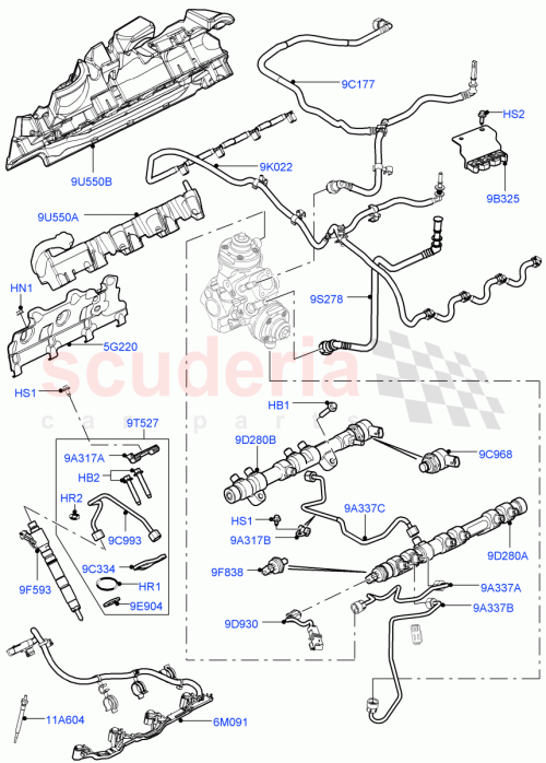 Part Diagram for Land Rover LR022984