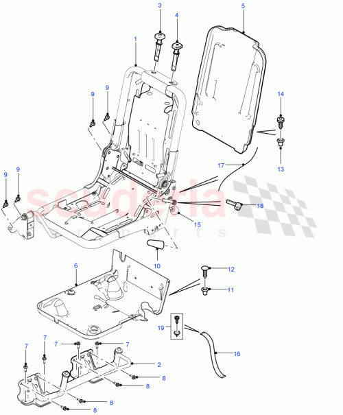 Part Diagram for Land Rover LR008261