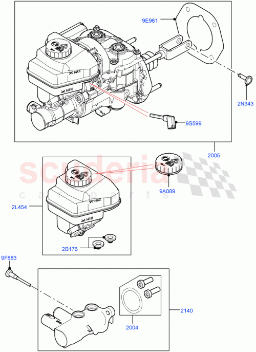 Part Diagram for Land Rover LR108108