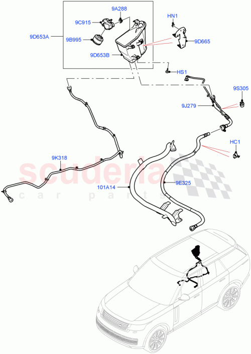 Part Diagram for Land Rover LR165097