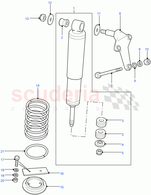 Part Diagram for Land Rover ANR3060