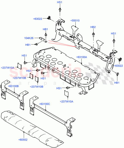 Part Diagram for Land Rover LR132213