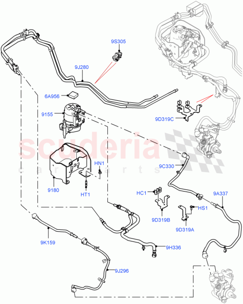 Part Diagram for Land Rover LR119642