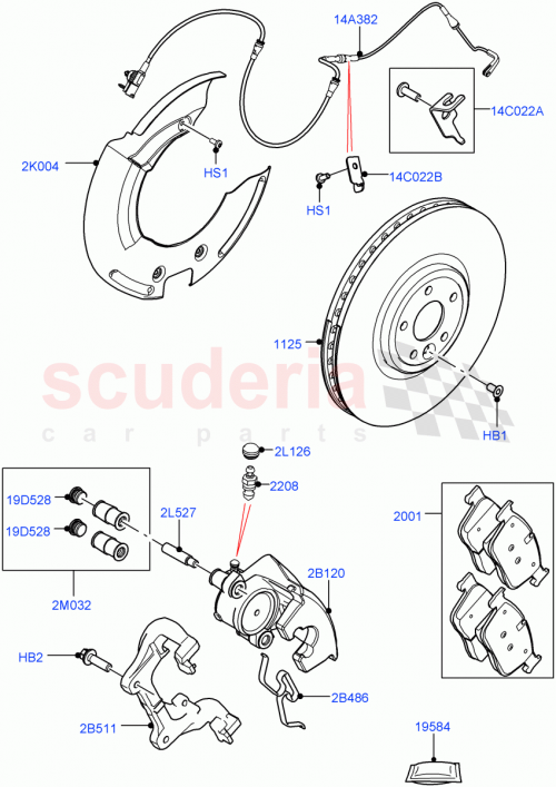 Part Diagram for Land Rover LR137301