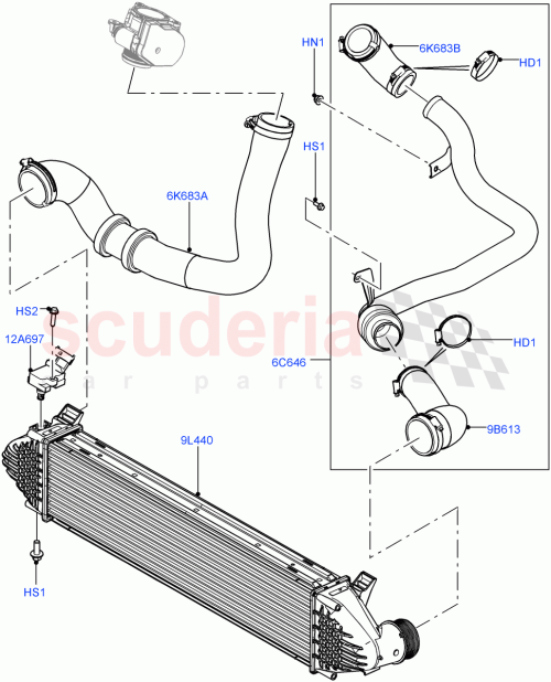 Part Diagram for Land Rover LR110361