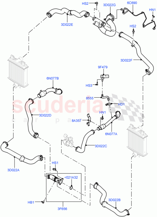 Part Diagram for Land Rover LR048455
