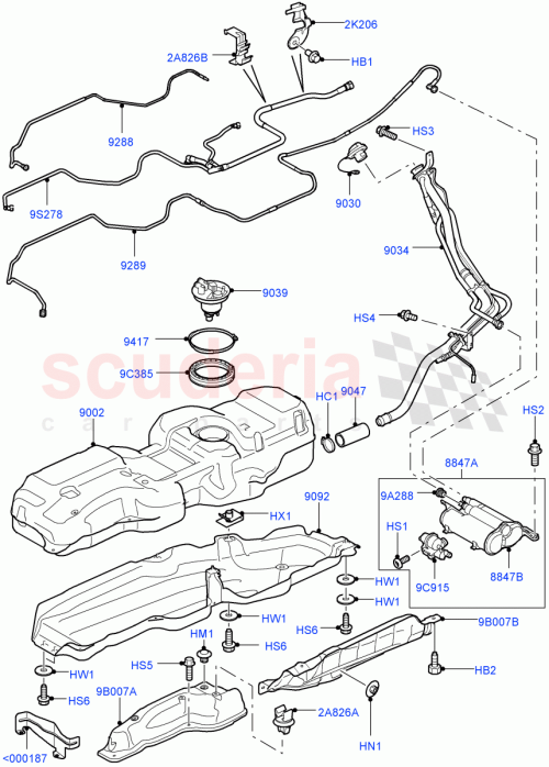 Part Diagram for Land Rover LR013744