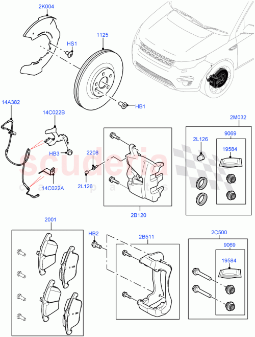 Part Diagram for Land Rover LR133944