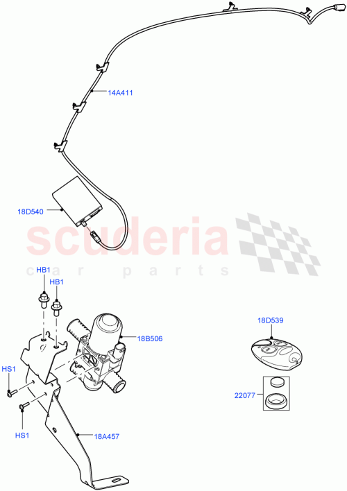 Part Diagram for Land Rover LR036695