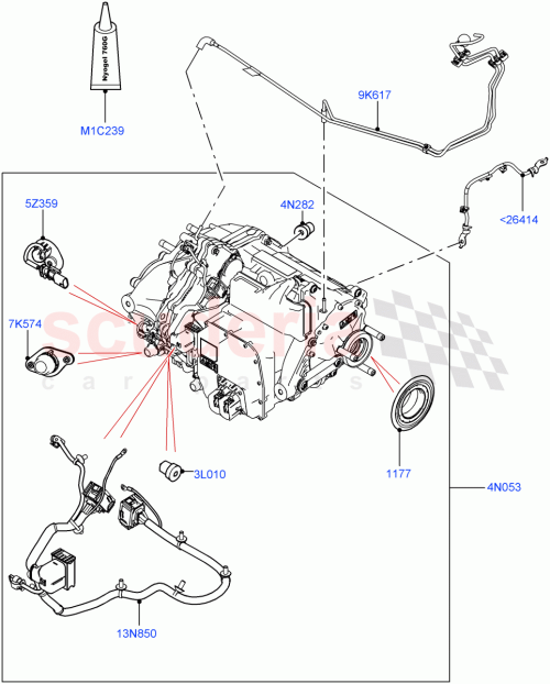 Part Diagram for Land Rover LR156787