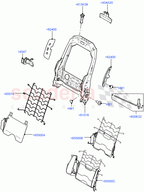 Part Diagram for Land Rover LR117377