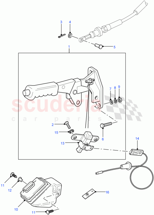 Part Diagram for Land Rover PS104122
