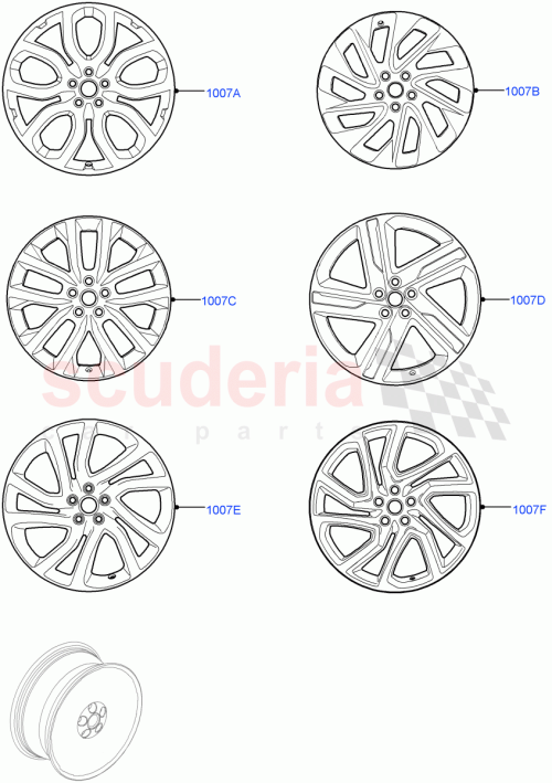 Part Diagram for Land Rover LR142377
