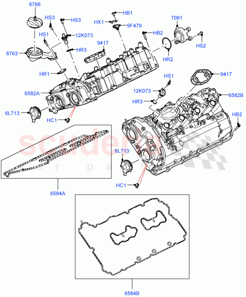 Part Diagram for Land Rover LR158998
