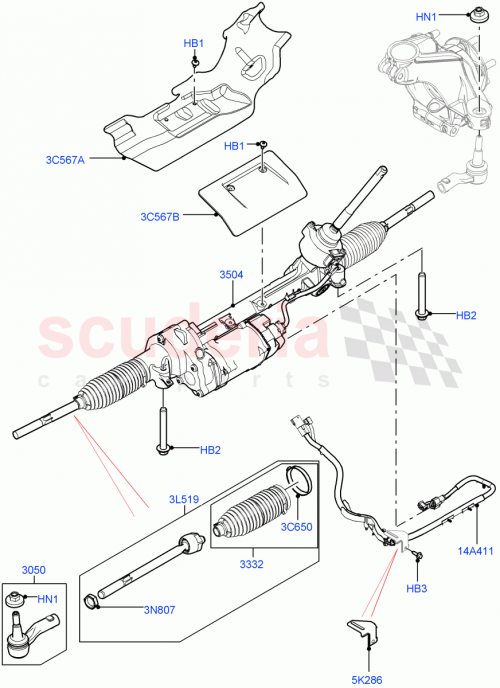 Part Diagram for Land Rover LR113324