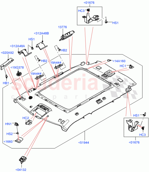 Part Diagram for Land Rover LR117813