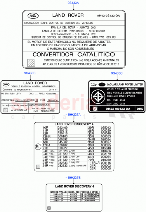 Part Diagram for Land Rover LR044463