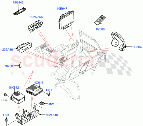 Part Diagram for Land Rover LR110216