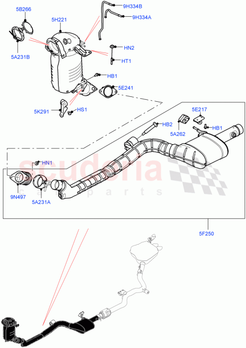 Part Diagram for Land Rover LR140313
