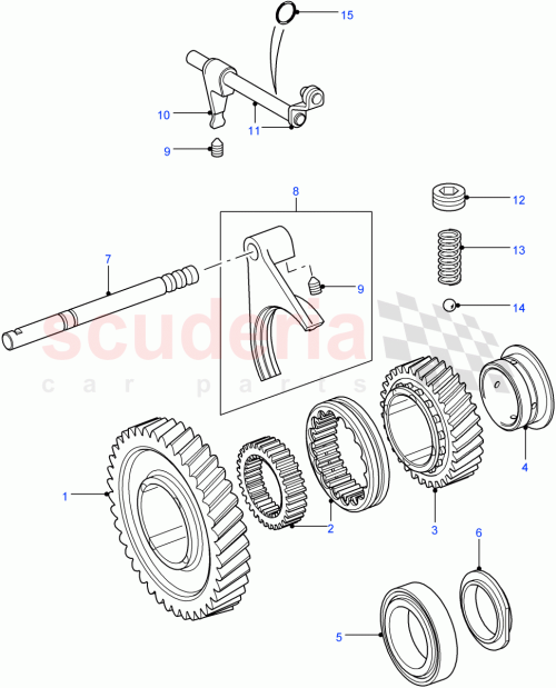 Part Diagram for Land Rover FTC1084