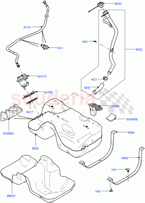 Part Diagram for Land Rover LR045110
