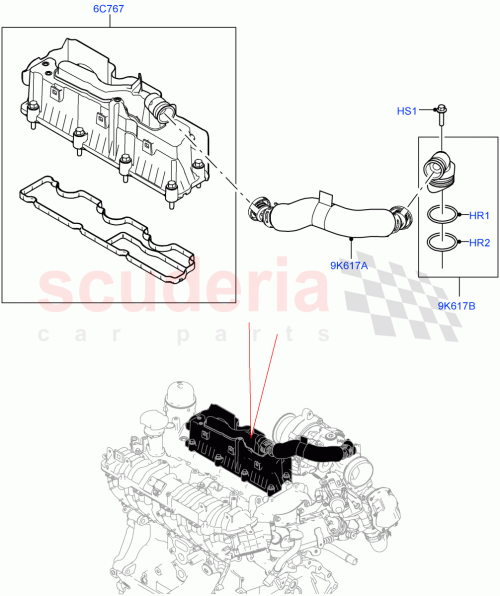 Part Diagram for Land Rover LR139747