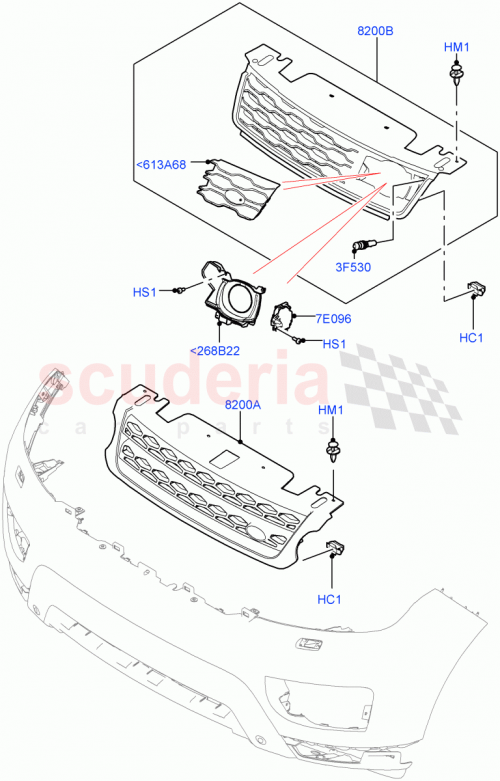Part Diagram for Land Rover LR115987